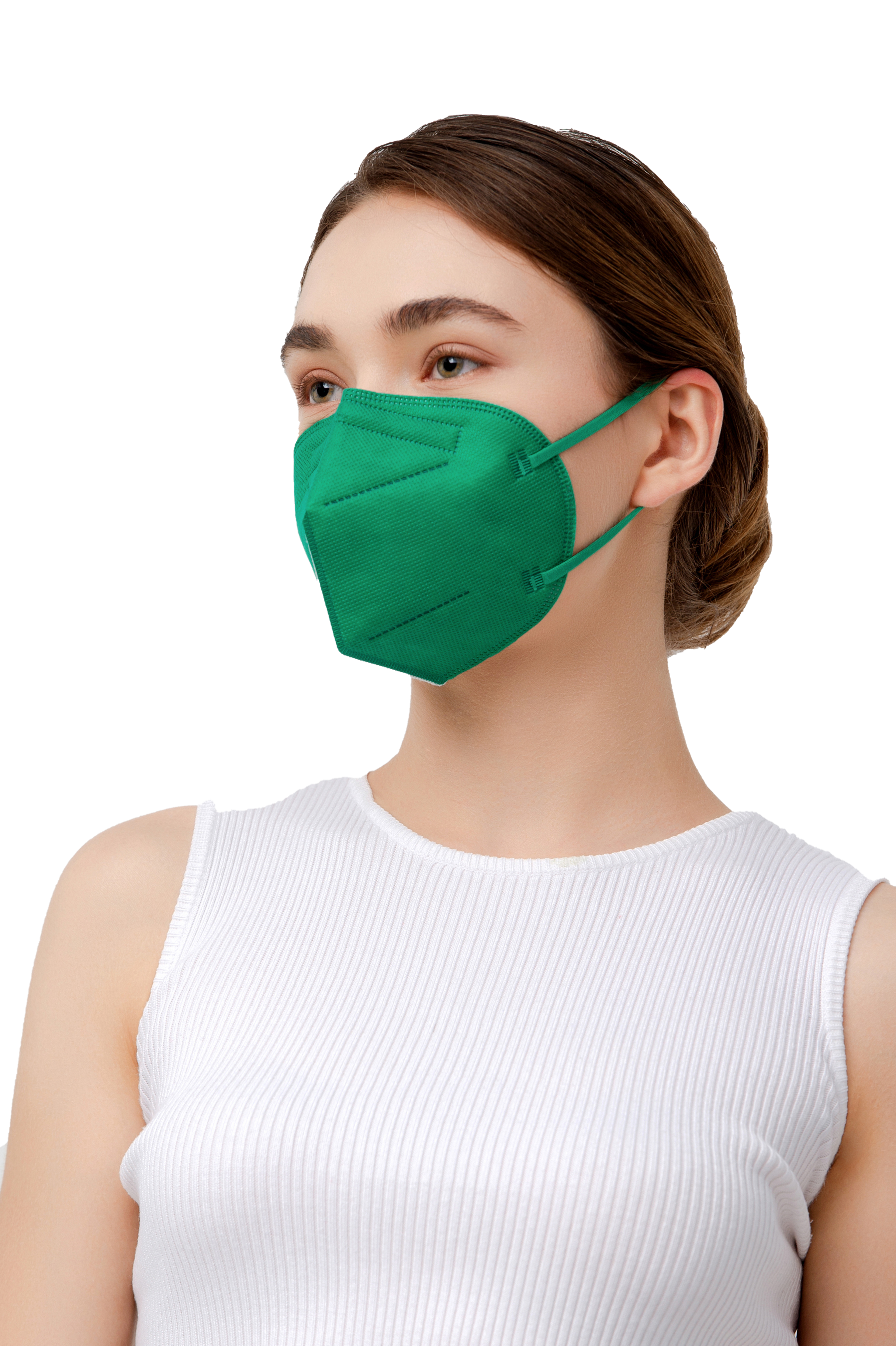 Green KN95 Respirator Non Medical Face Masks GB2626-2019 Approved
