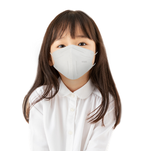 White Kids KN95 Face Mask for School Protective Respirator
